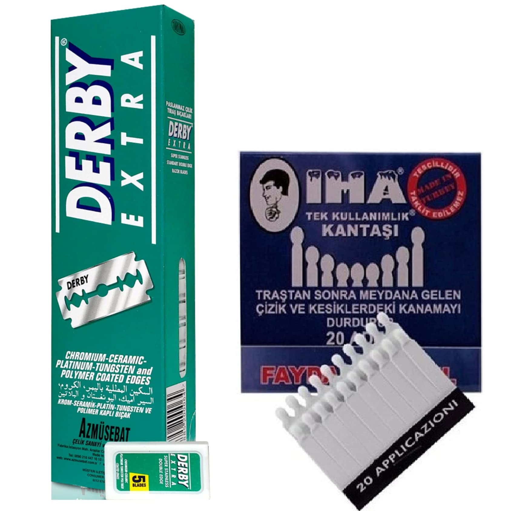 5 Astra Superior Platinum Double Edge Razor Blades for Professional Barbers and Traditional Shaving Enthusiasts