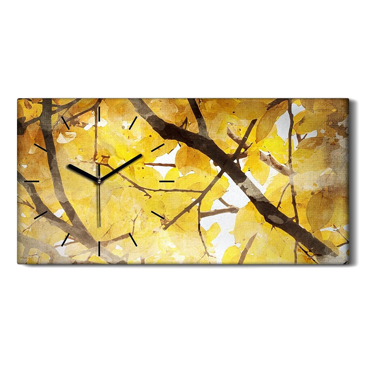 Horloge Artistique Les Branches d'Arbres Quittent l'Art pour Chambre Sereine