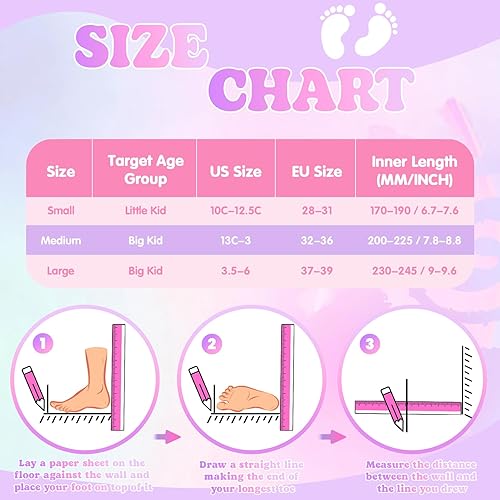 Miniatura 7 de TOMSHOO Kids Roller Skates for Girls Toddlers Youth 4 Sizes Adjustable Quad Skates with Light up Wheels Children Skates for Indoor Outdoor