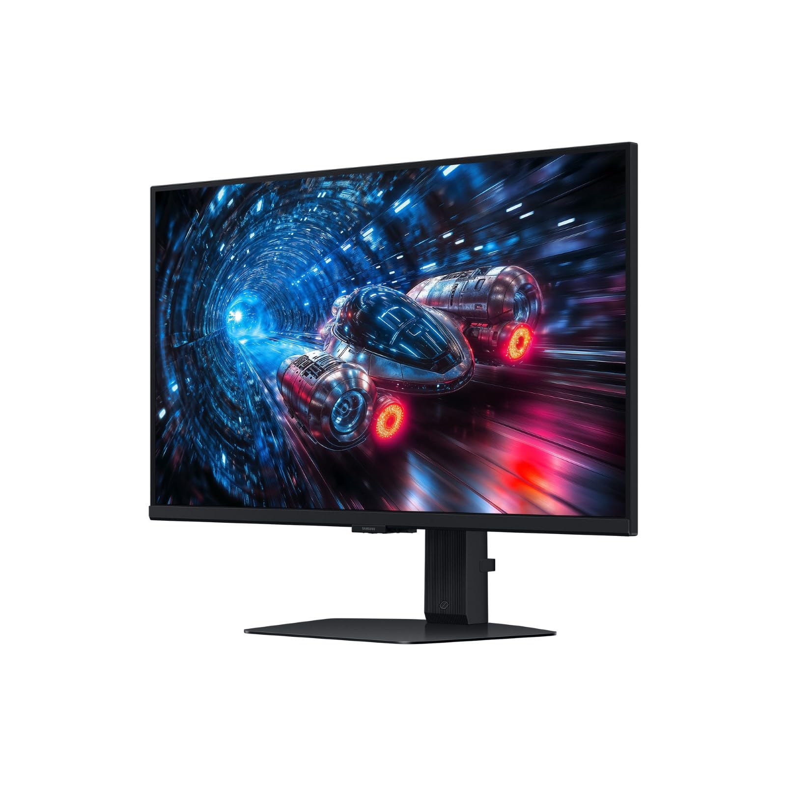 Samsung Monitor Gaming Odyssey G7 (S27FG702EU), Flat, 27'', 3840x2160 (UHD 4K), HDR10+, IPS, 180Hz, 1ms, Compatibilità G-Sync, HDMI, Display Port, Ingresso Audio, HAS, Pivot