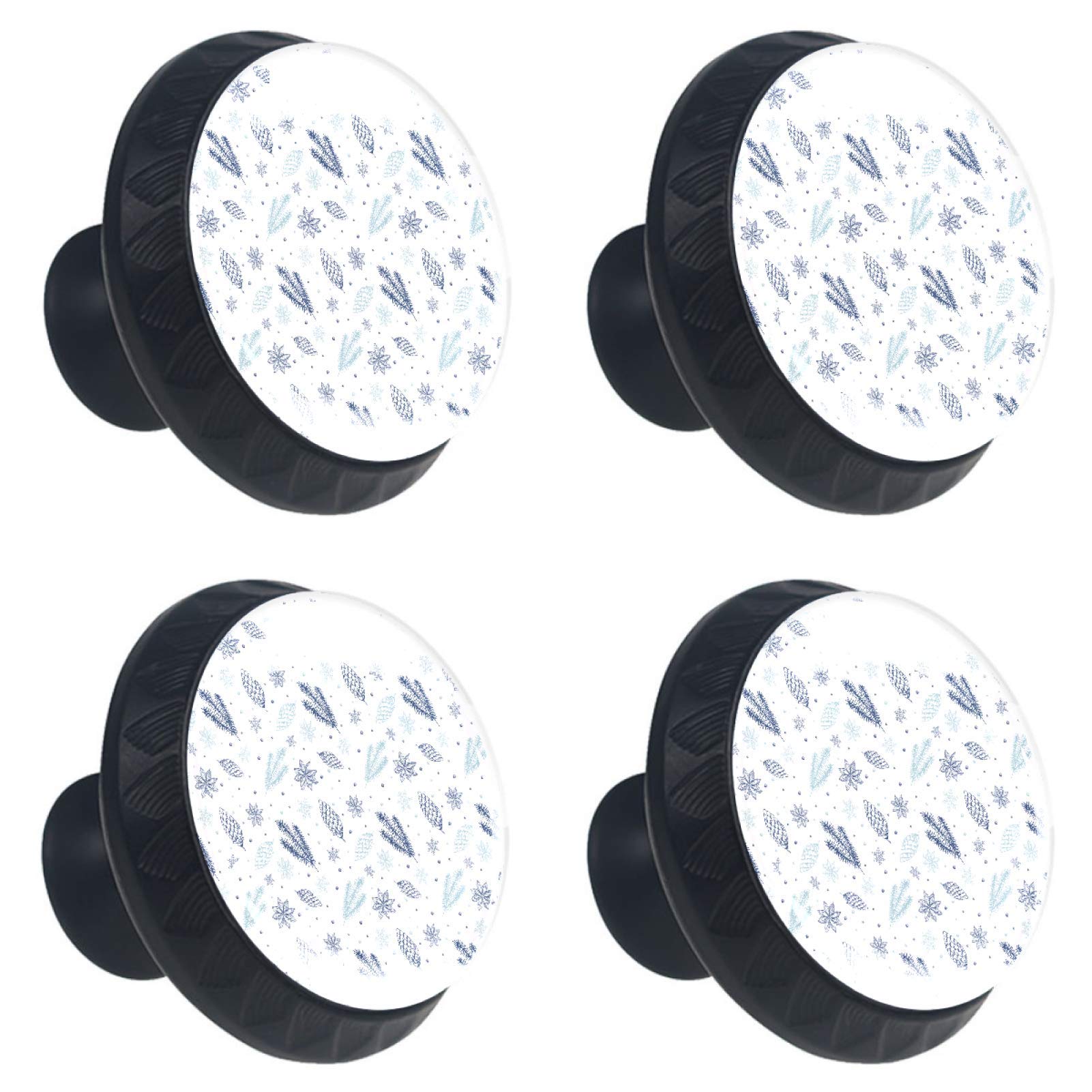 Lot de 4 boutons de tiroir en verre chic pour sublimer instantanément vos meubles de cuisine