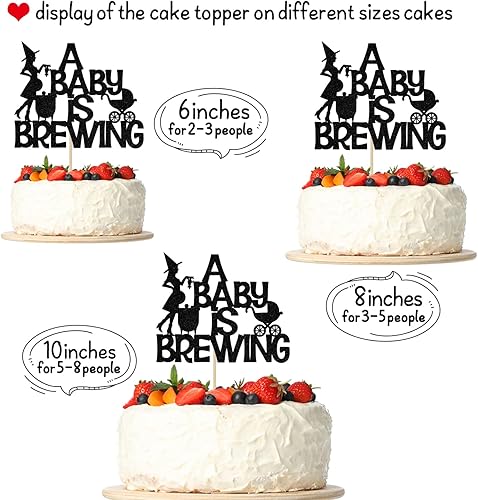 Miniatura 6 de Decoración de pastel con temática de Halloween, decoración de pastel de baby shower, para Halloween, decoración de fiesta de bienvenida de bebé,