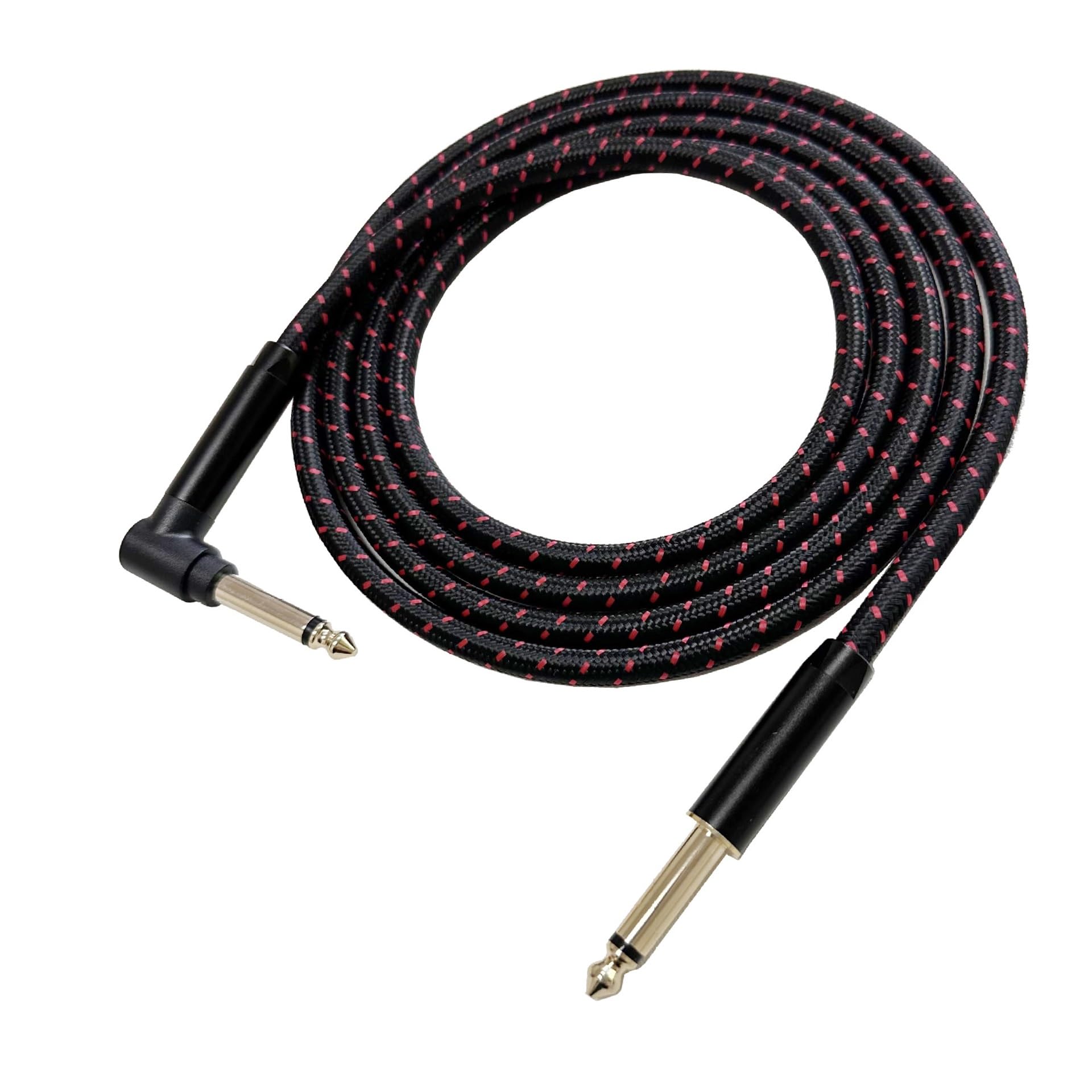 Dorosły Kabel Do Gitary Kabel Wzmacniacza Do Gitary Elektrycznej 6,35 Mm Redukujący Szumy Prostego Kąta Prostego
