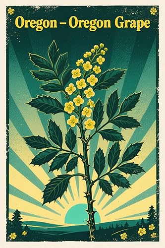 Vista 17 de Pennsylvania – Mountain Laurel Metal Tin Sign 8x12 Inch - Retro Wall Decor For Man Cave，Home, Bar, Kitchen, Garage