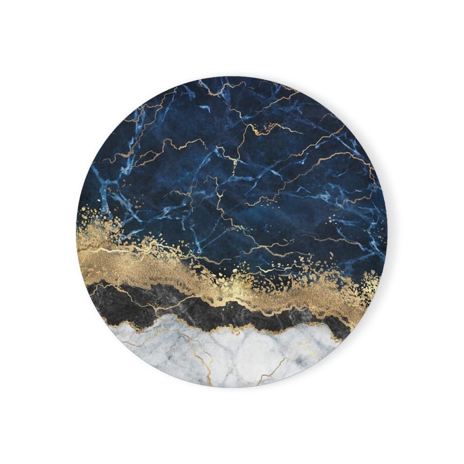 2pcs Coasters For Drinks Round Absorbent Ceramic Stone Wine Mugs Tabletop Protection For Housewarming Room for kitchen(Color7)