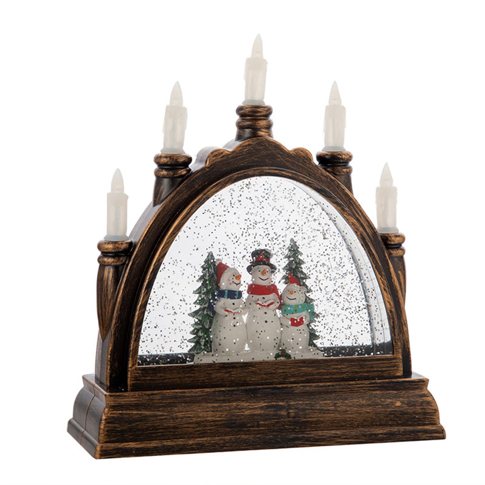 QIYUDUOLA Festival Crystal Lamp for Christmas Soft Glowing Home Decoration for Holiday Collector Daily Use