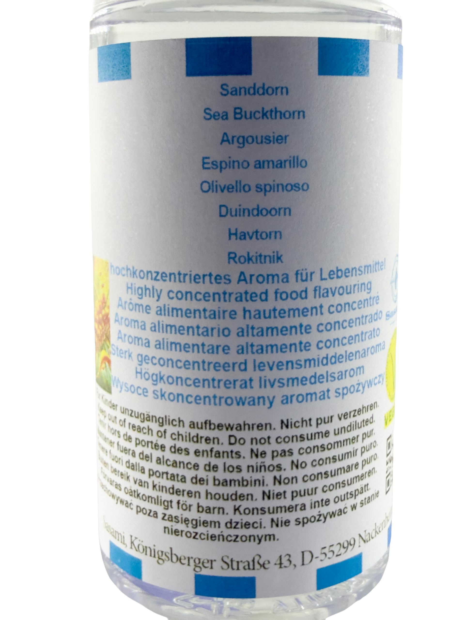 Rokitnik aromat koncentrat – Wegański – Sasami – 100ml