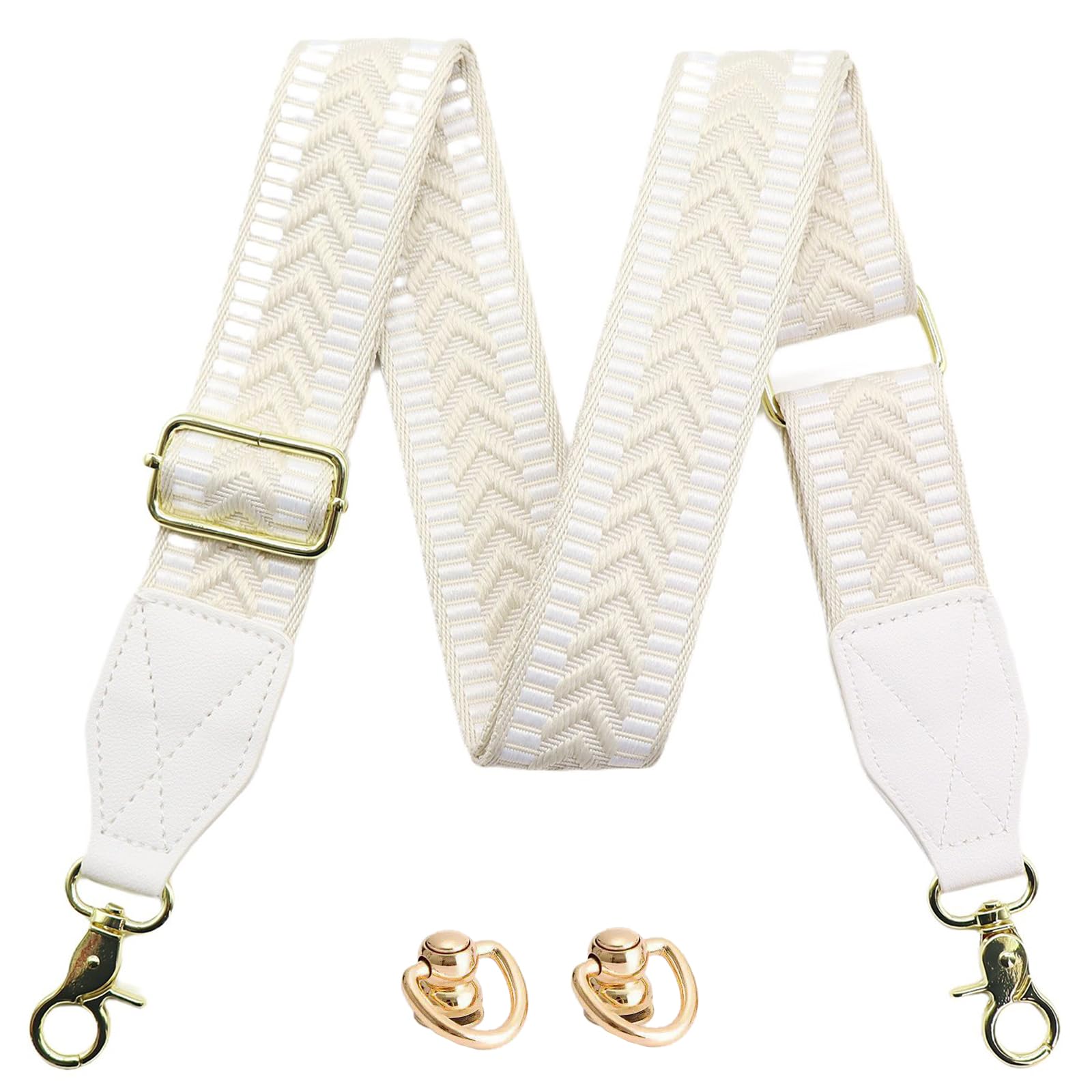 LEMEDE Purse Strap Replacement Crossbody 1.5" Wide Shoulder Strap Adjustable Straps Handbag Strap Replacement Belts