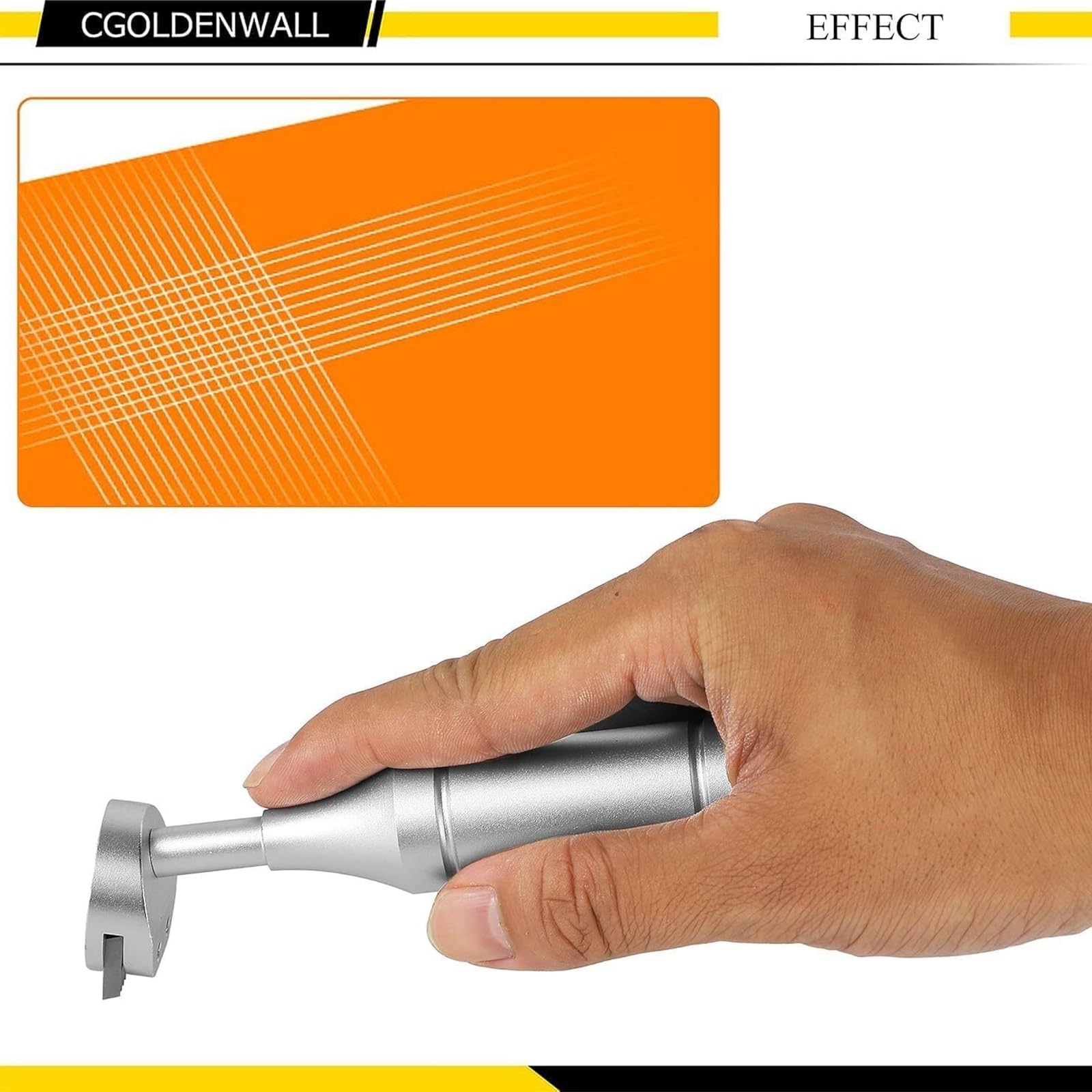 Kit de comprobador de adherencia, herramienta de prueba de revestimiento de pintura de corte cruzado con cuchillas de tungsteno de 1 mm/2 mm/3 mm, juego de alta precisión con lupa, cinta y cepillo