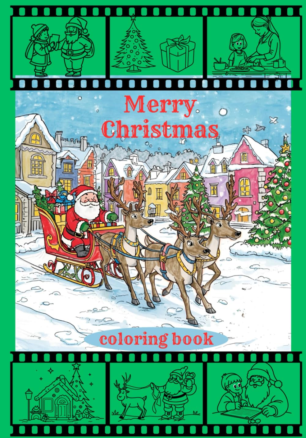 Merry Christmas coloring book