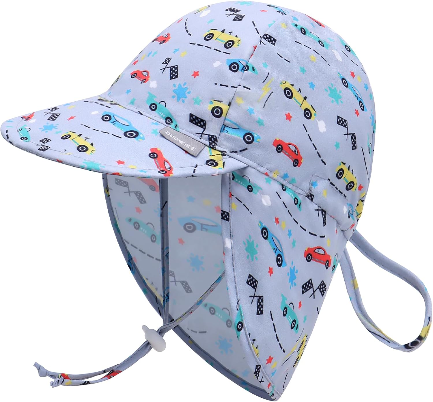 Duoyeree UPF 50+ Baby Sun Hat with Ear and Neck Protection - Toddler Beach Hat for Boys & Girls - Ideal for Summer Fun