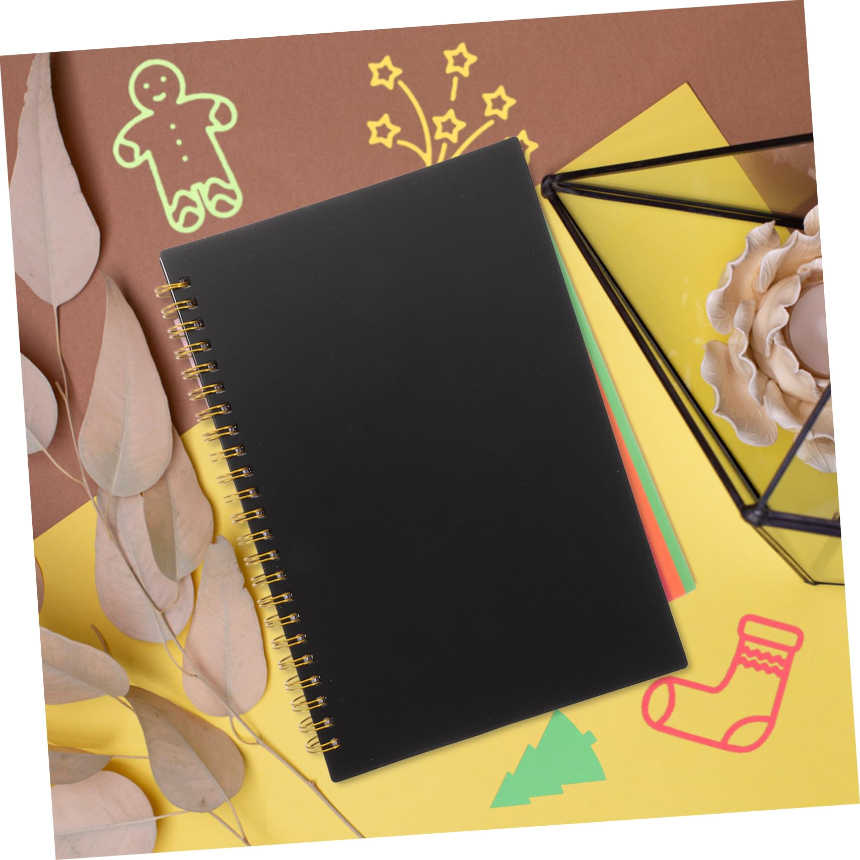 jojofuny 2pezzi Quaderno Contabilità Carta Quadretti Copertina Resistente Carta Da Lettere Design Portatile Per Uso Aziendale e Personale Layout Organizzato Per Monitoraggio Delle Spese