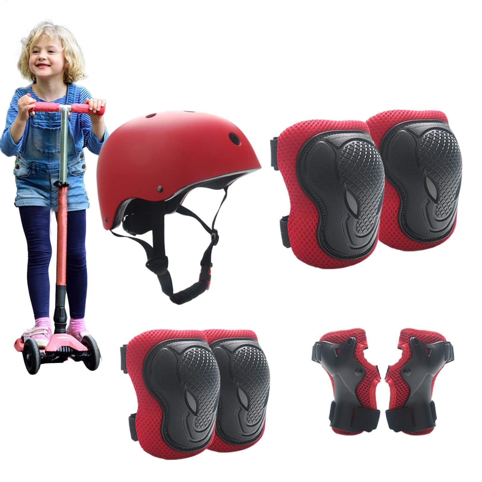 Équipement de Protection des vélos pour Les Tout-Petits, Casque pour | Équipement de protection de la planche à roulettes avec des sangles régl