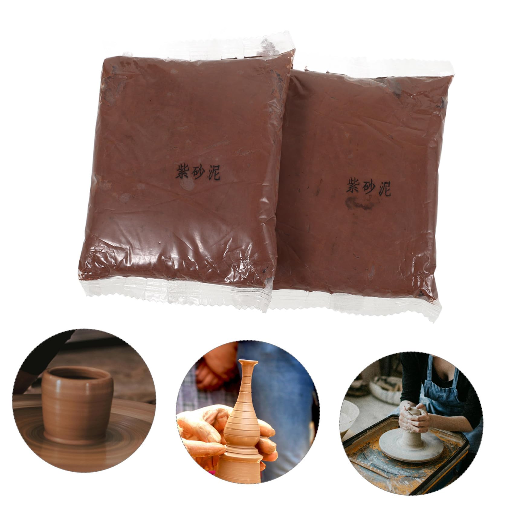 Angoily 4bolsas Kit Manualidades Arcilla Arcilla Polimérica Colorida Manualidades