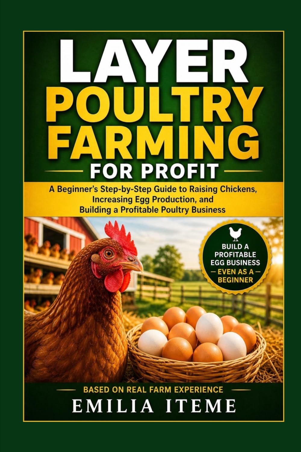 LAYER POULTRY FARMING FOR PROFIT: A Beginner's Step-by-Step Guide to Raising Chickens, Increasing Egg Production, and Building a Profitable Poultry Business