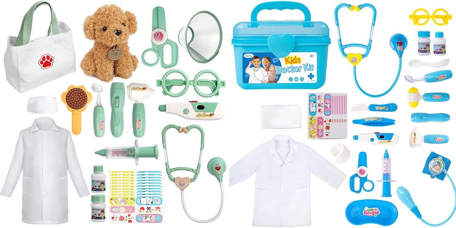 Liberry Toys for 3 4 5 6 Year Old Boys & Girls Christmas Birthday Gift Doctor Kit for Toddlers and Toy Doctor Kit for Toddlers