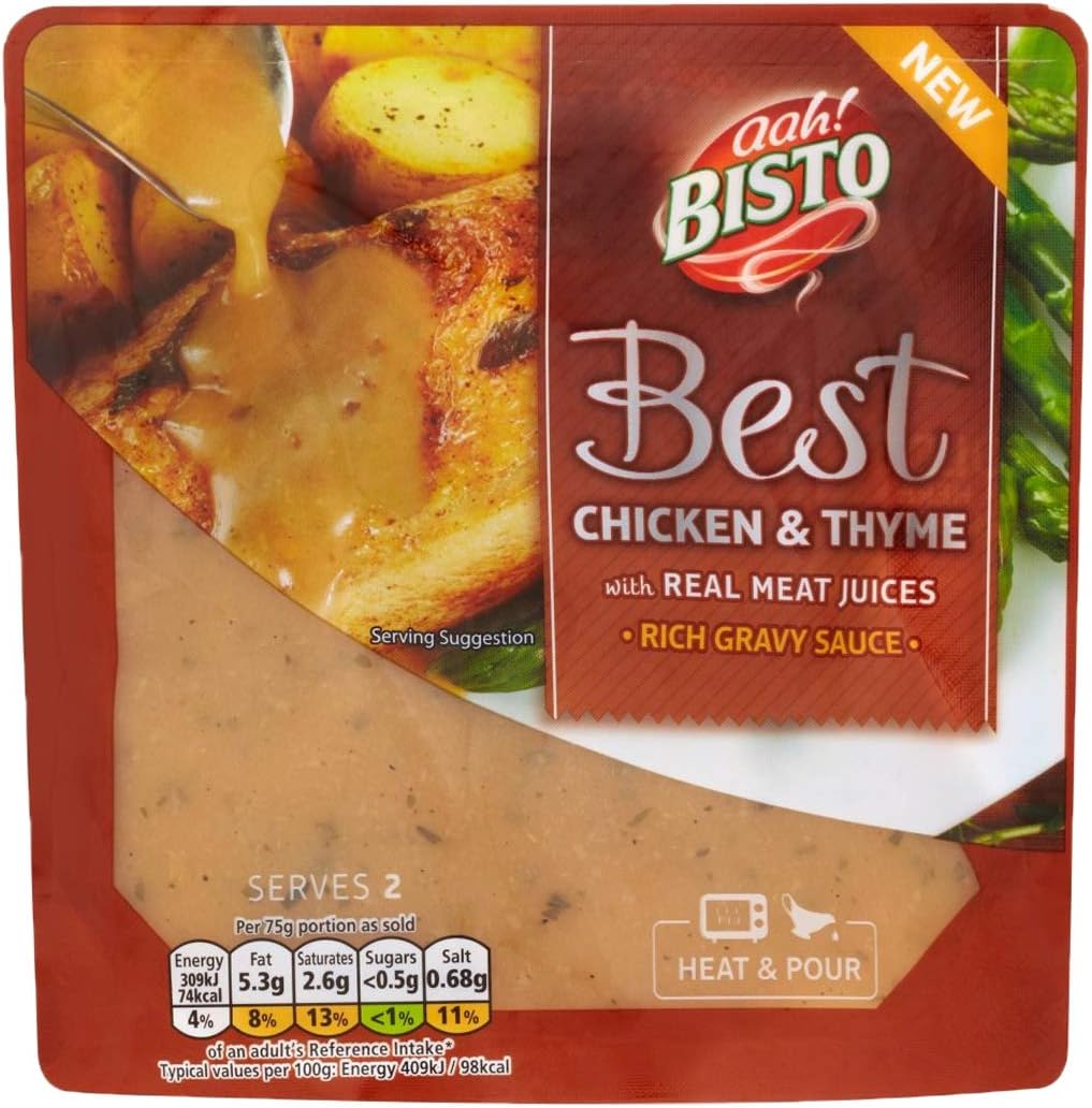 Bisto Best Chicken & Thyme Gravy Sauce, 150g Amazon.co.uk Grocery