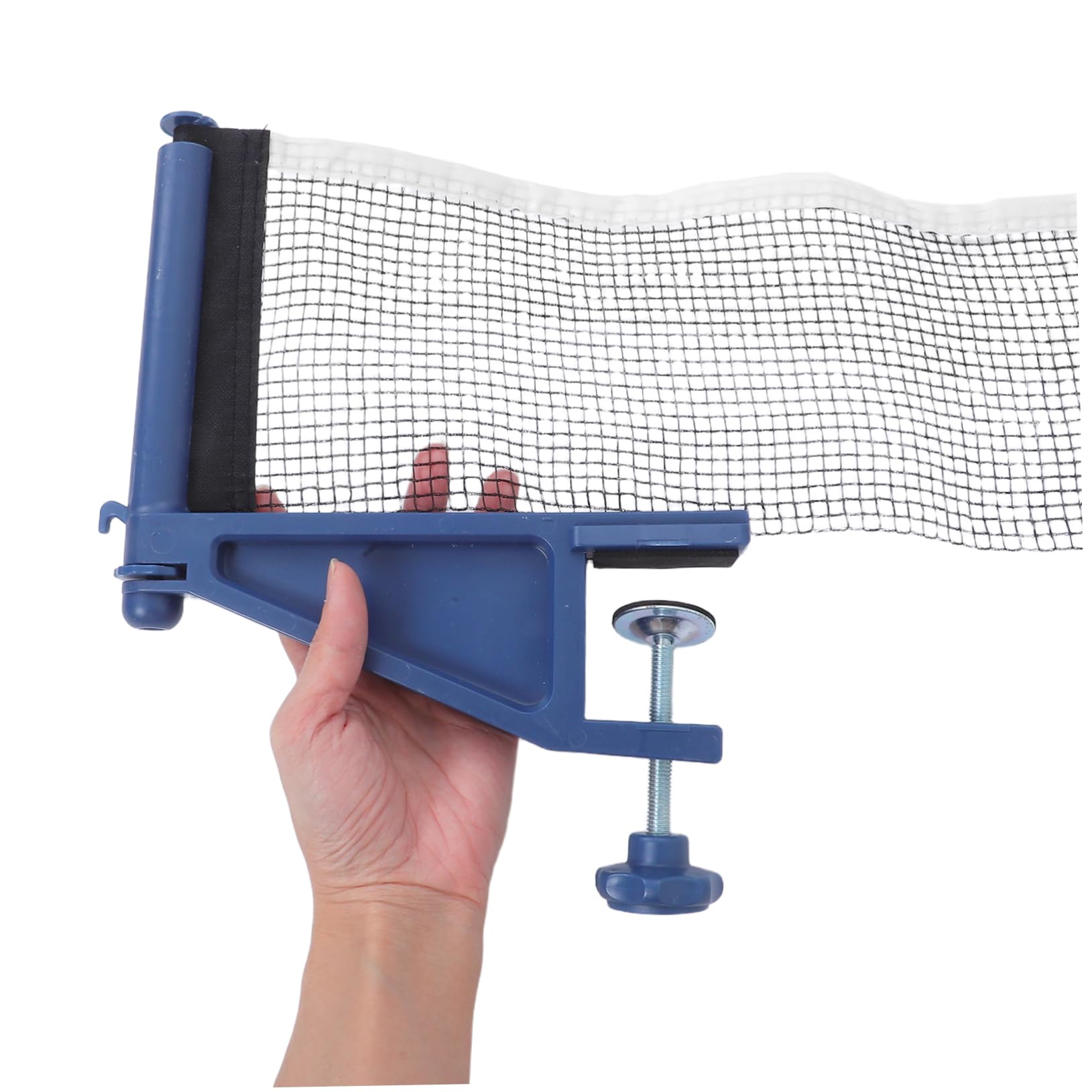 Yardwe Rete da Ping Pong con Morsetti Rete da Tavolo da Ping Pong Telescopica per Interni Ed Esterni Pali Inclusi Materiale Resistente Facile Installazione e Trasporto