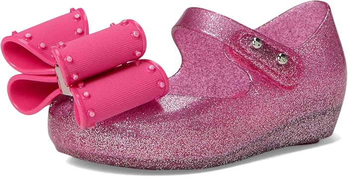 Обувь Mini Melissa Ultragirl Classic Bow Baby (Toddler/Little Kid) — фото 4