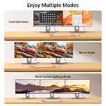 UGREEN 4K DisplayPort to HDMI Cable 1080P@120Hz, DP 1.2 Cord Alu Braided Unidirectional Compatible with Monitor, Desktop, HDTV, Laptop, AMD, NVIDIA, 6FT