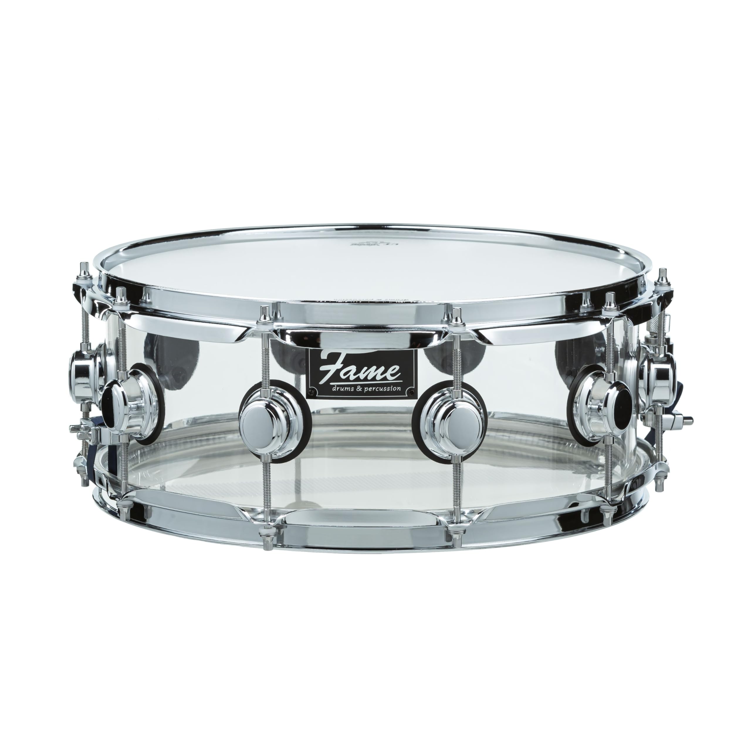 Fame Crystallica Snare 14"x5,5" Clear Acryl - Rullante