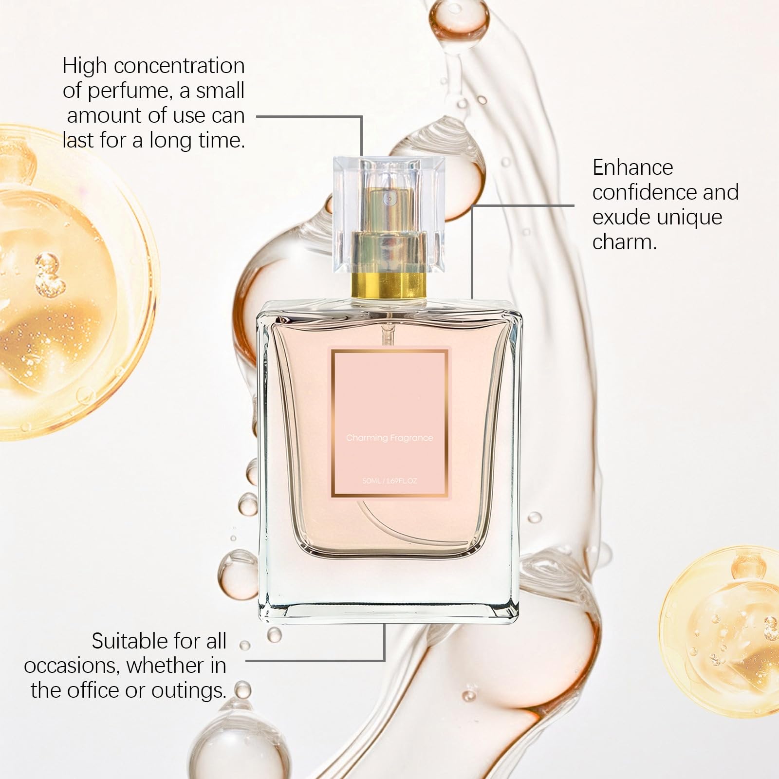 Eau de Parfum a lunga durata per donna; una fragranza floreale-fruttata