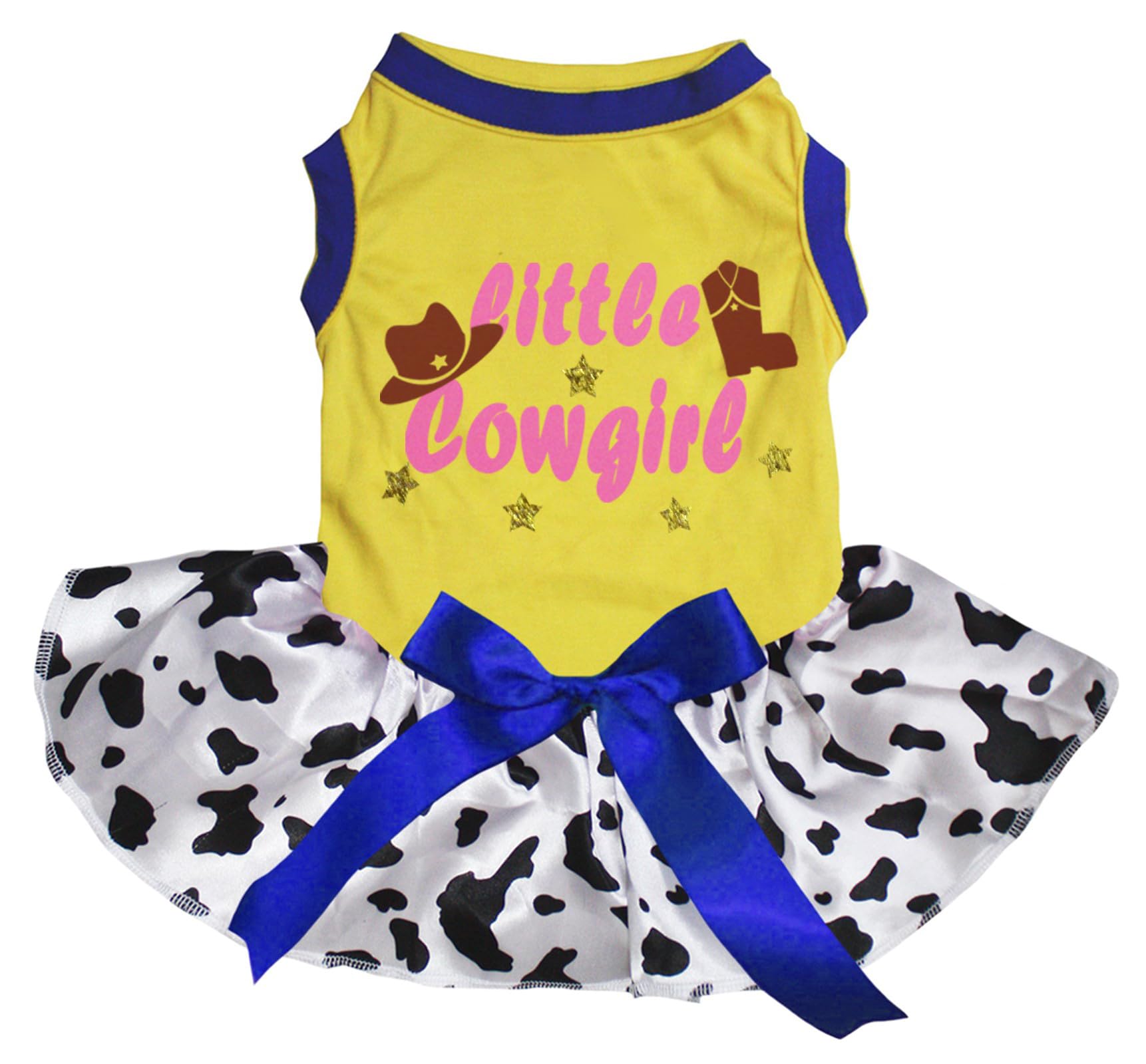 Chapeau pour chien et bottes Little Cowgirl taille M pour festival canin