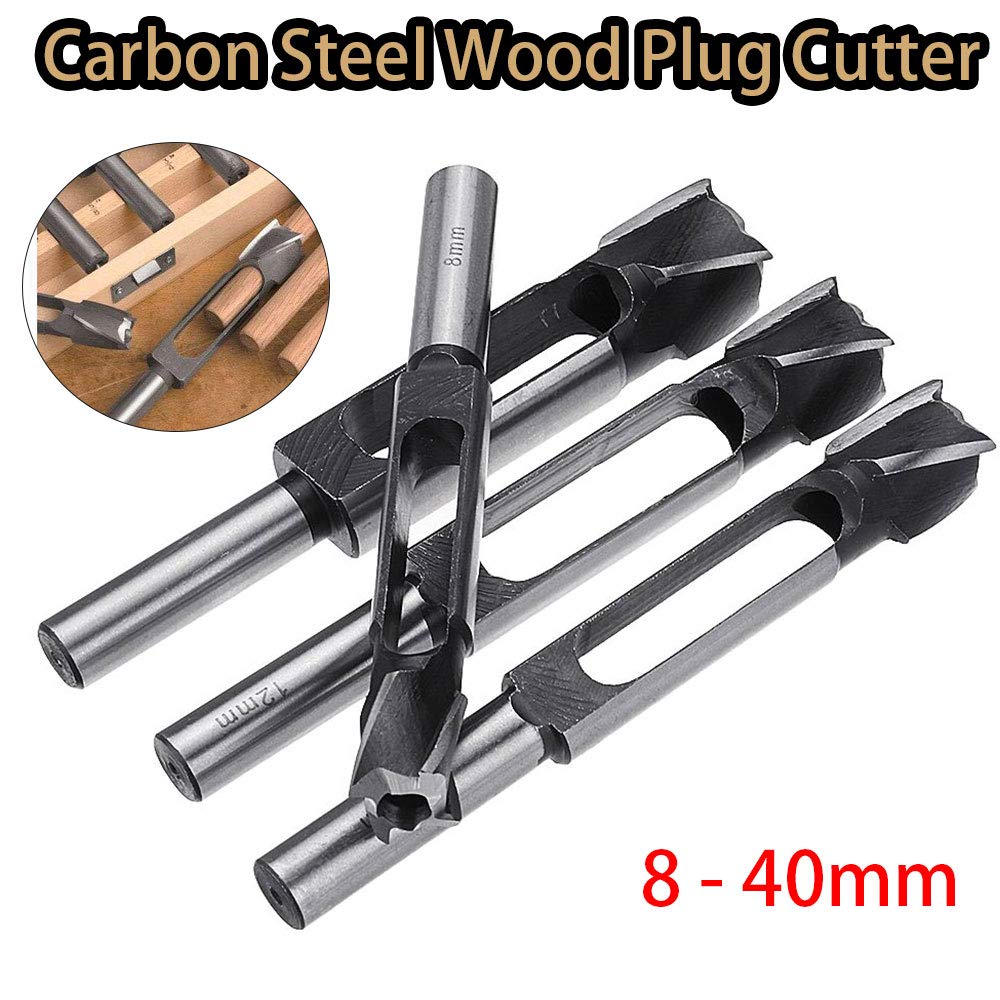 Dowel And Plug Drill 1/2 13mm Shank Tenon Maker Tapered Woodworking Cutter Diam 8mm 10mm 12mm 14mm 15mm 16mm 18mm 19mm 20mm 25mm 30mm 35mm 40mm - View #5
