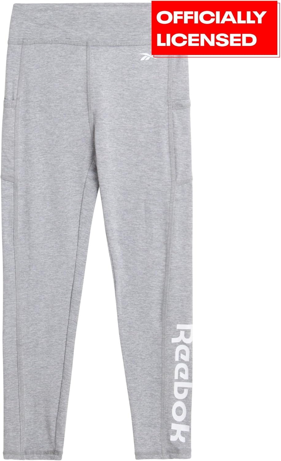 Reebok Girls' Leggings - 2 Pack Active Performance Sports Tights (Size: 7-16) - Image 6