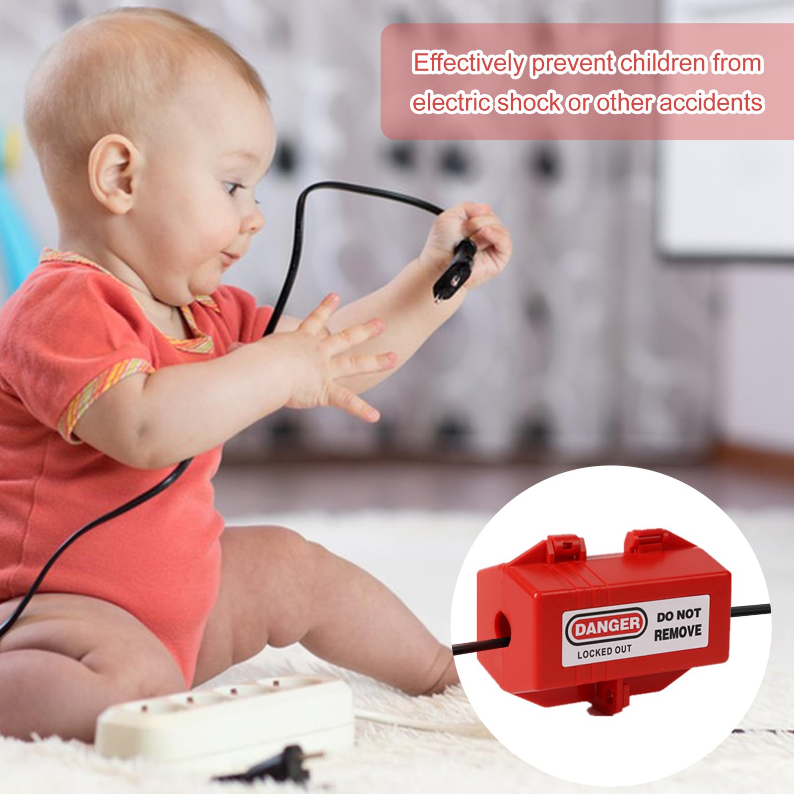 Verrou De Prise électrique – Coffret De Protection Avec Serrure, Pour Machine à Laver, Sèche-linge, Appareils Publics