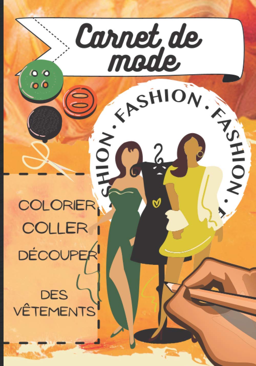 Livre D'autocollants Et Coloriage Mode Pour Filles - Créativité, Design Ongles, Activités Manuelles Enfant, Adolescent, Adulte - 4