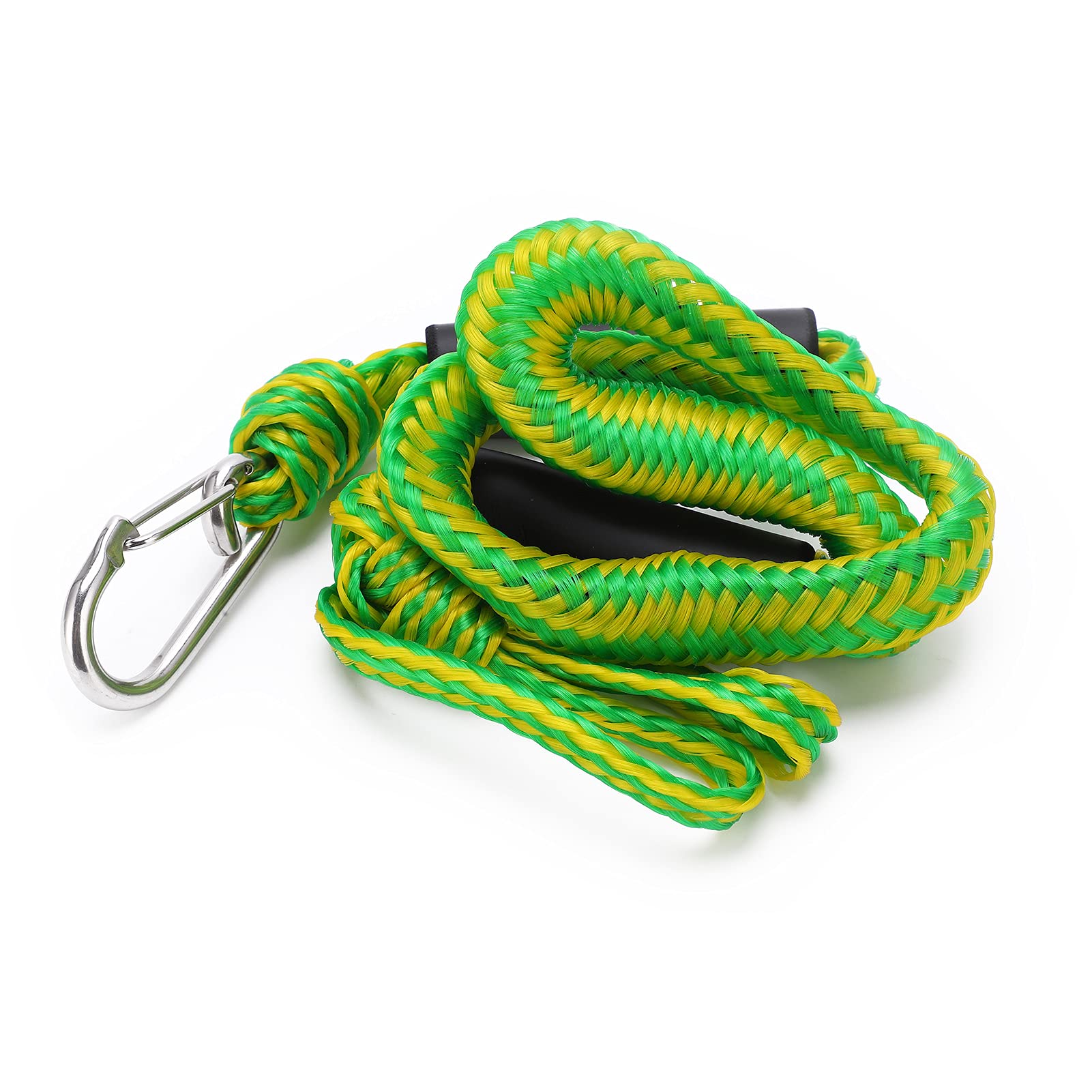 Bungee Dock Line Marine Rope Boat Dock Lines Cuerda de Amarre Verde con Hebilla D para Jetski Kayak