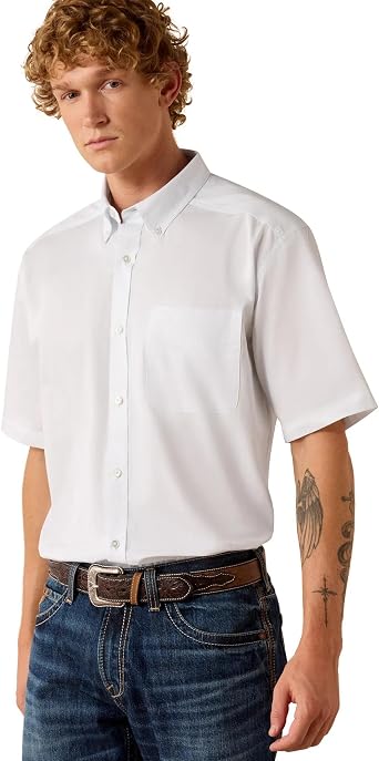 ARIAT Mens Lightweight Twill Classic Fit Shirt