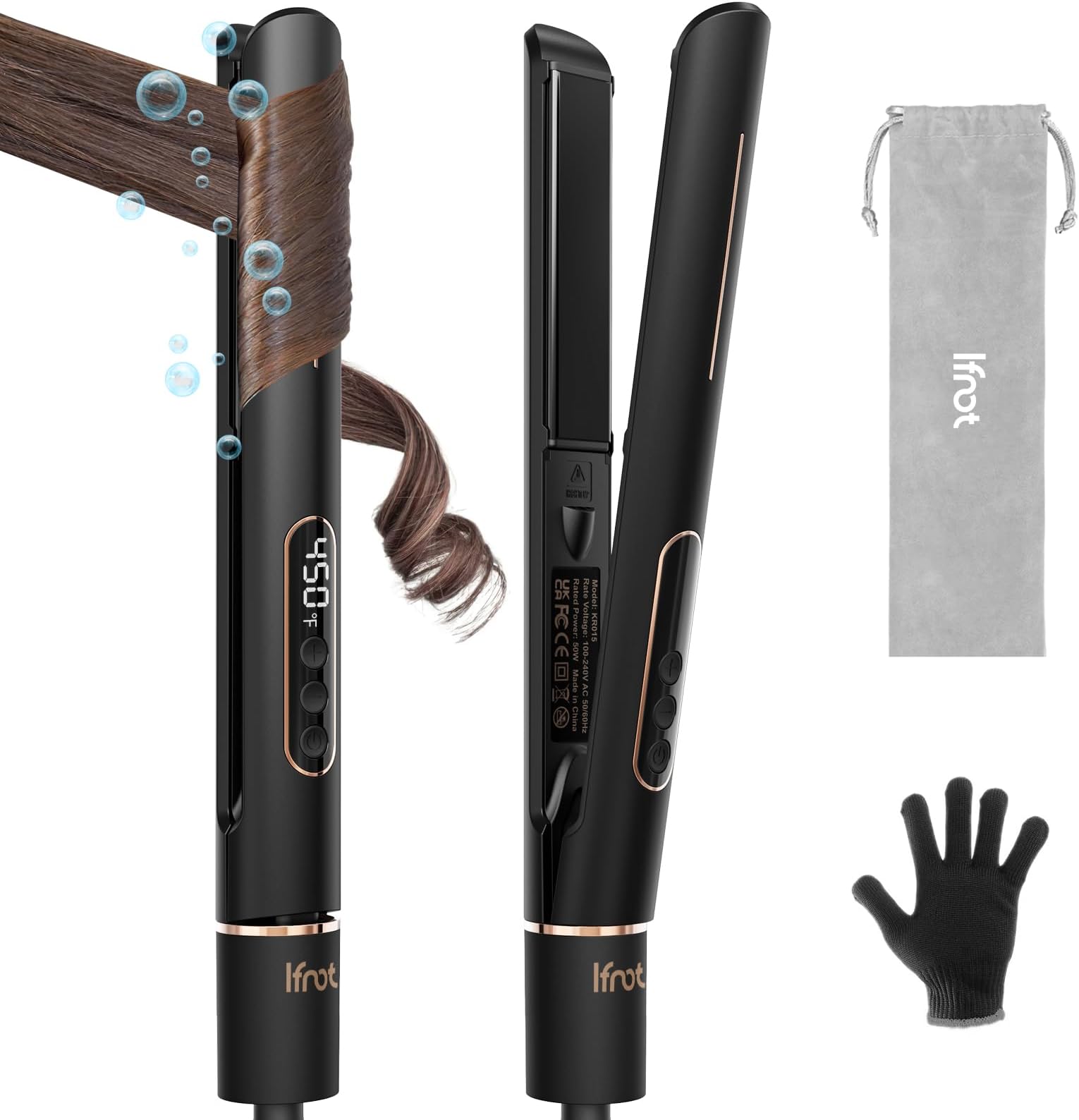 FURIDEN PRO Hair Straightener Flat Iron, Hair Straightener