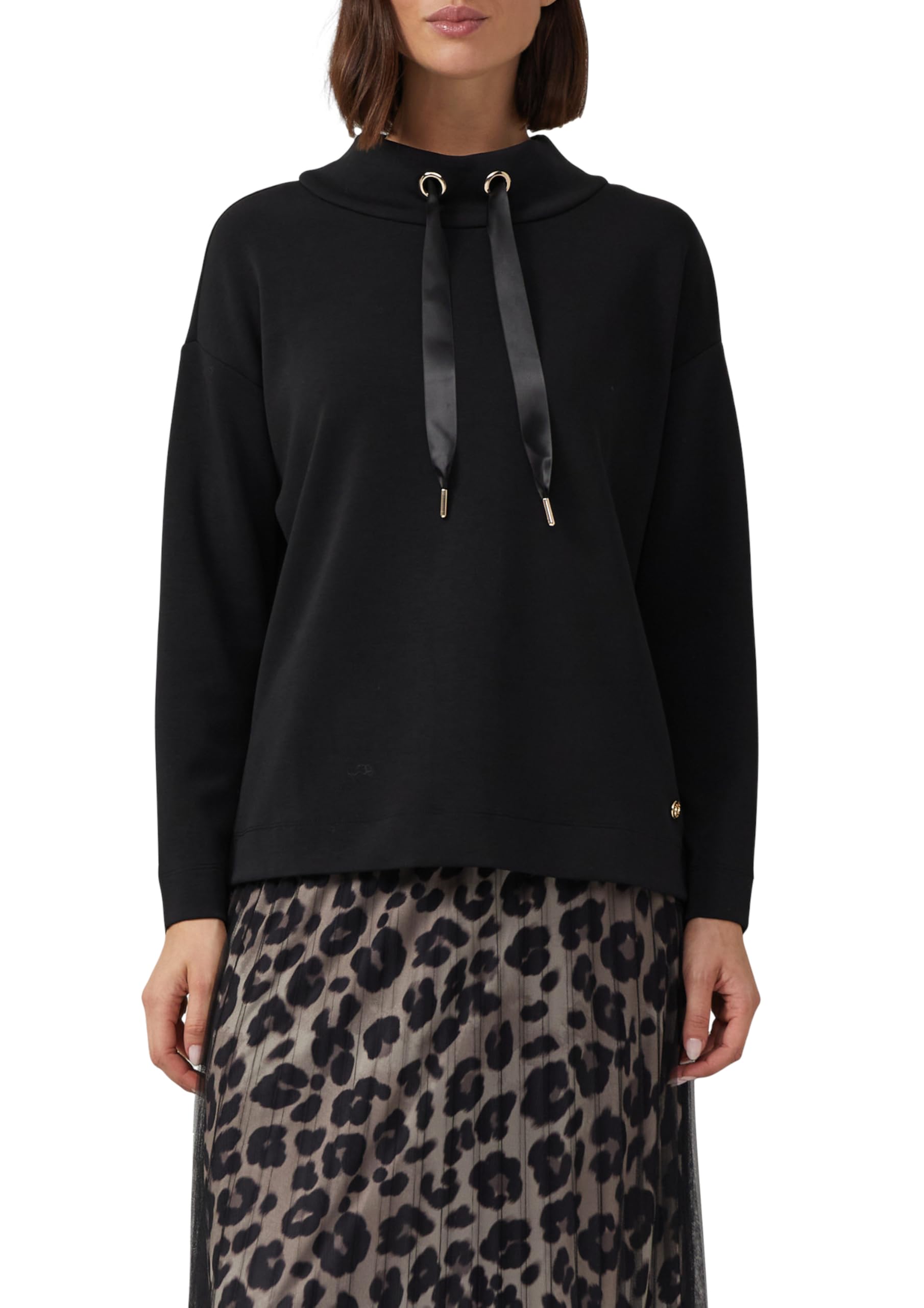 s.Oliver Sportiver Hoodie aus Scuba im Relaxed Fit