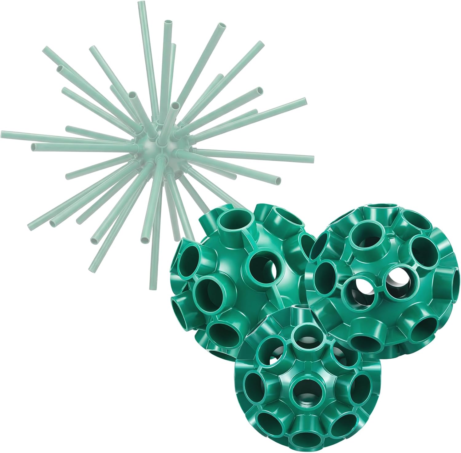 Chunful 3 Pack Fish Attractor Balls, Fishing Attractant Sphere Fish Structure Habitat for Ponds Lakes Rivers, Fishing Gear Equipment Accessories