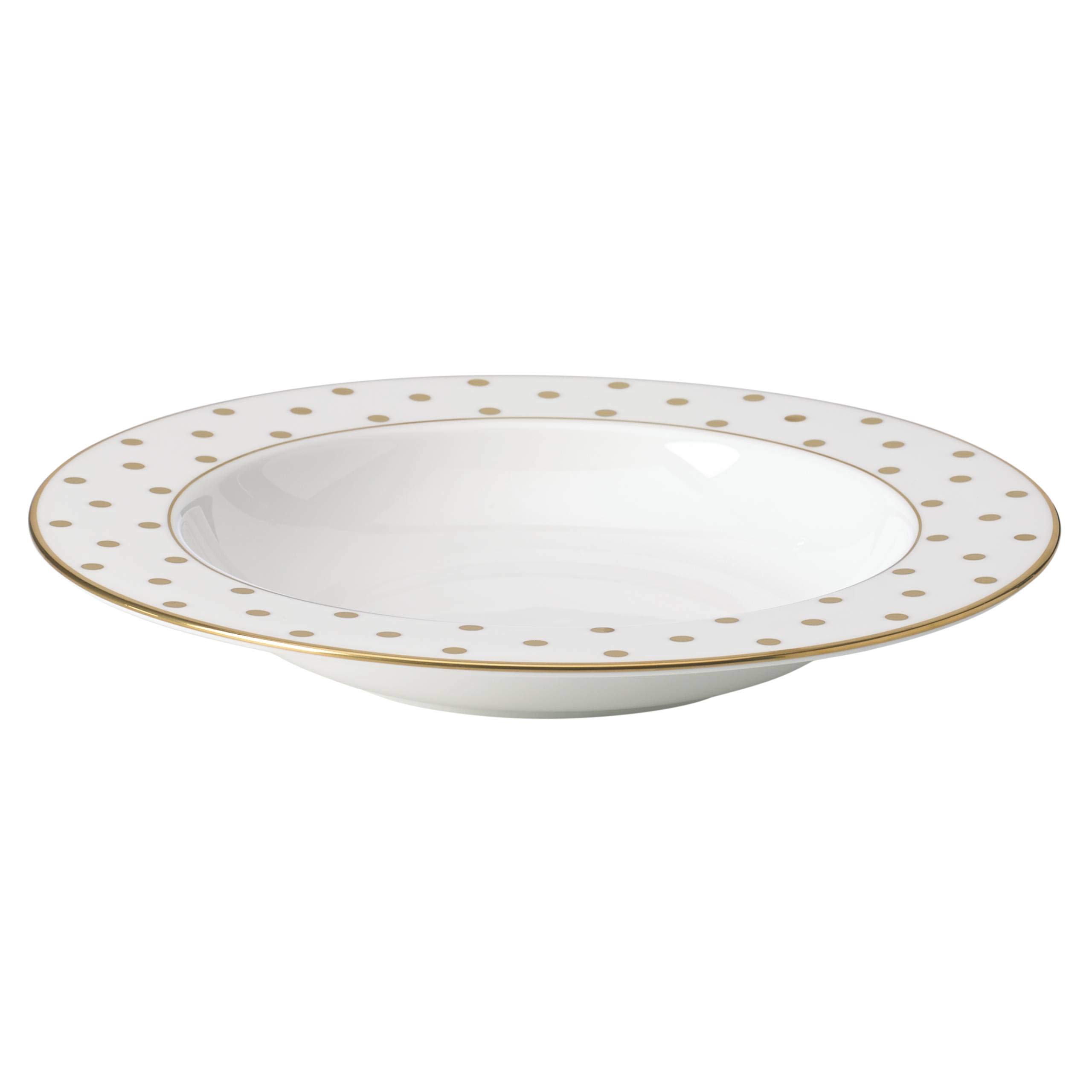 Kate Spade New York Larabee Road Gold Pasta Bowl, 1.00 LB, Metallic