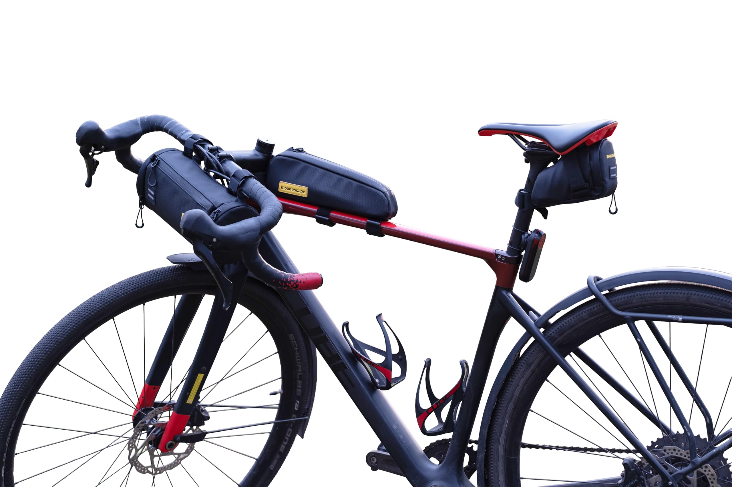 Weekend Trip Bundle - Bikepacking Taschen Set 4,3 L – Fahrrad Lenkertasche, Oberrohrtasche und Satteltasche – leicht, wasserabweisend, ideal für Gravelbike, Rennrad und Touren