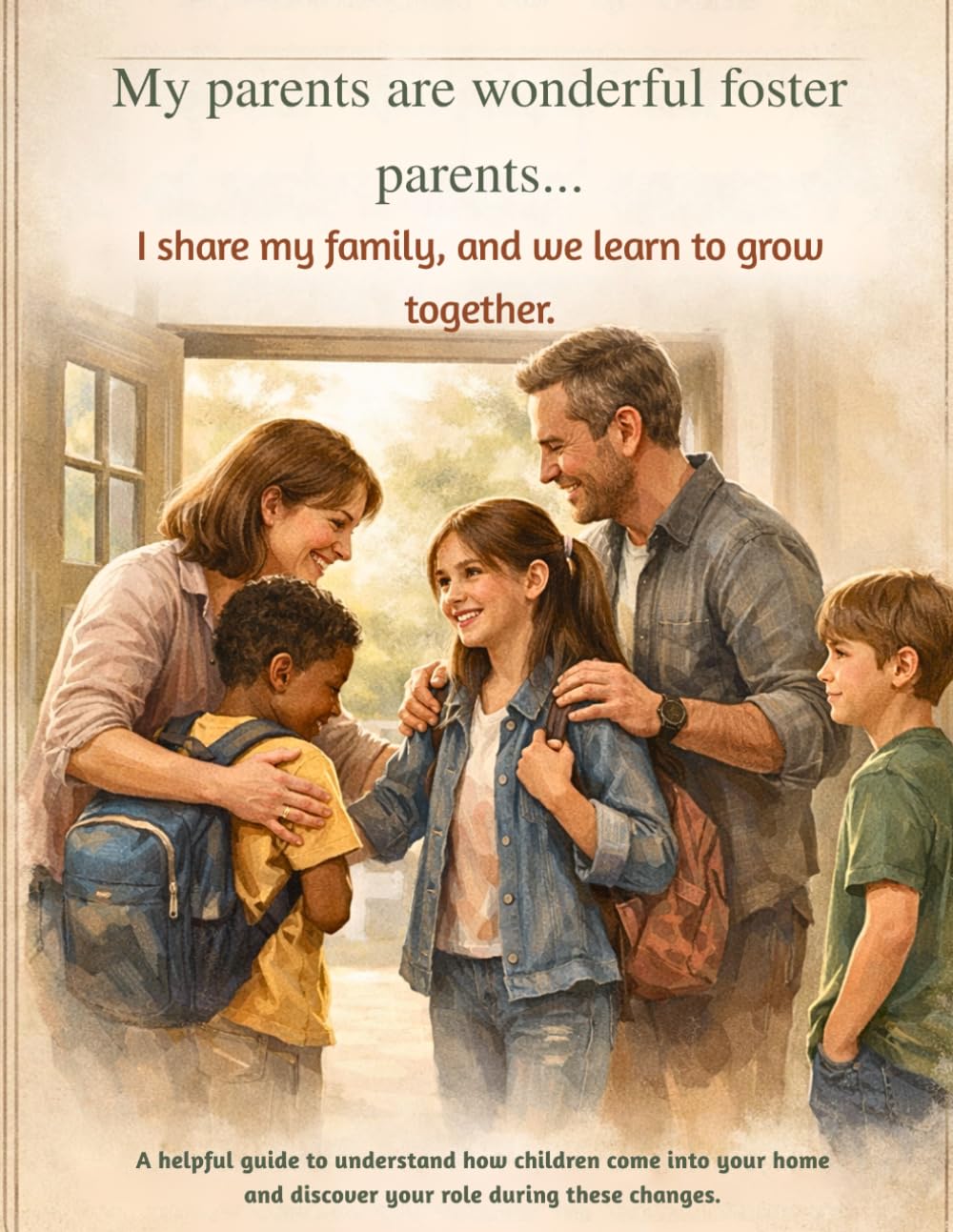 My parents are wonderful foster parents...I share my family ans we learn to grow together: A helpful guide to understand how children come into your home and discourer your role during these changes