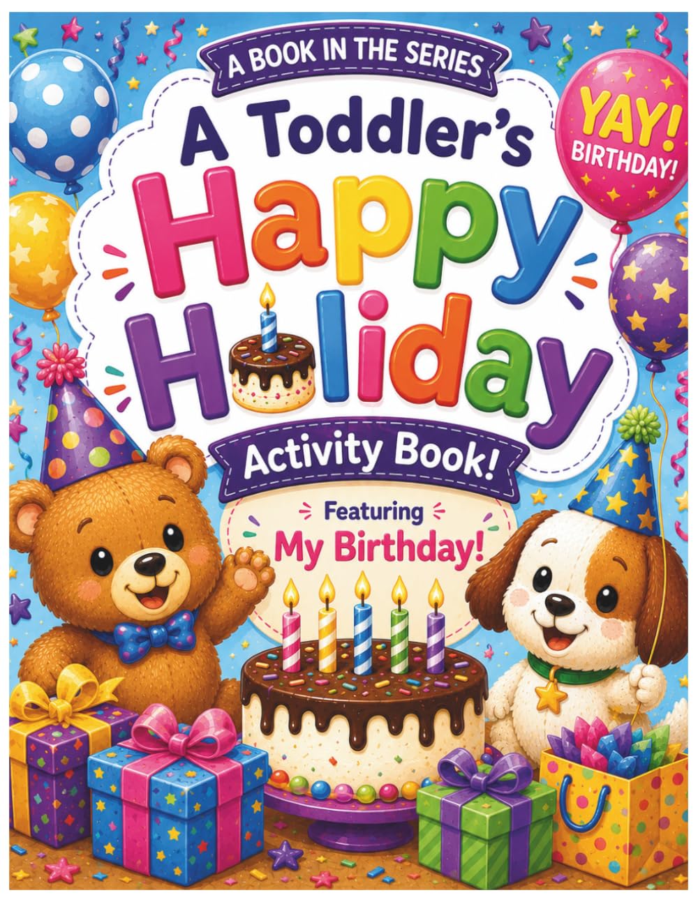 My Birthday Activity Book for Kids: Coloring, Tracing, Counting, Matching & Dot Marker Birthday Activities for Preschoolers and Toddlers (Holiday Activity Books for Kids)
