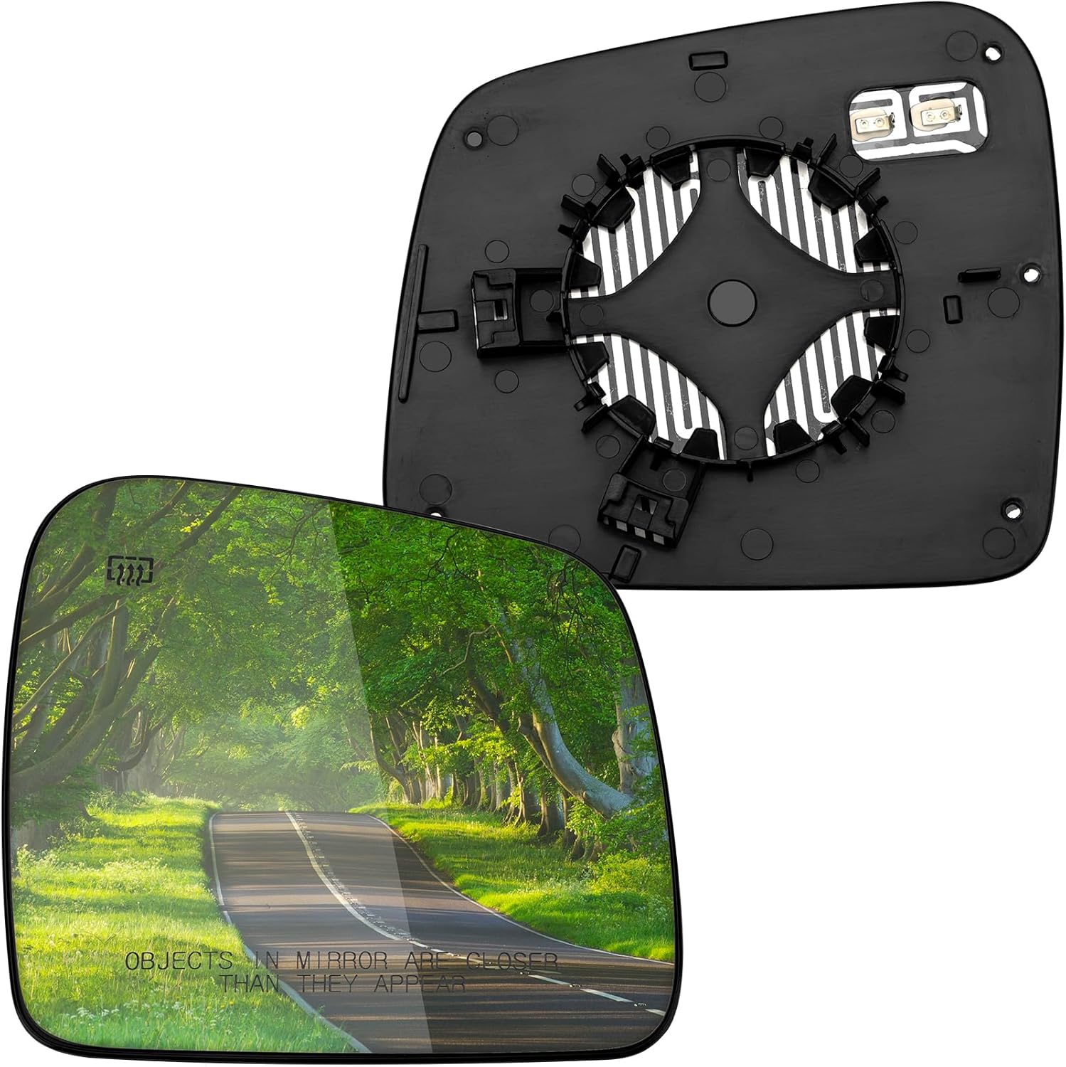 Passenger Side Mirror Replacement for Jeep 2011-2020 Grand Cherokee, for Dodge 2014-2019 Durango Mirrors Glass - Right Side Rear View Mirror with Power Heated
