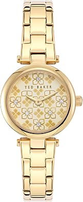 Ted Baker Ladies Yellow Gold Stainless Steel Chain Bracelet Watch