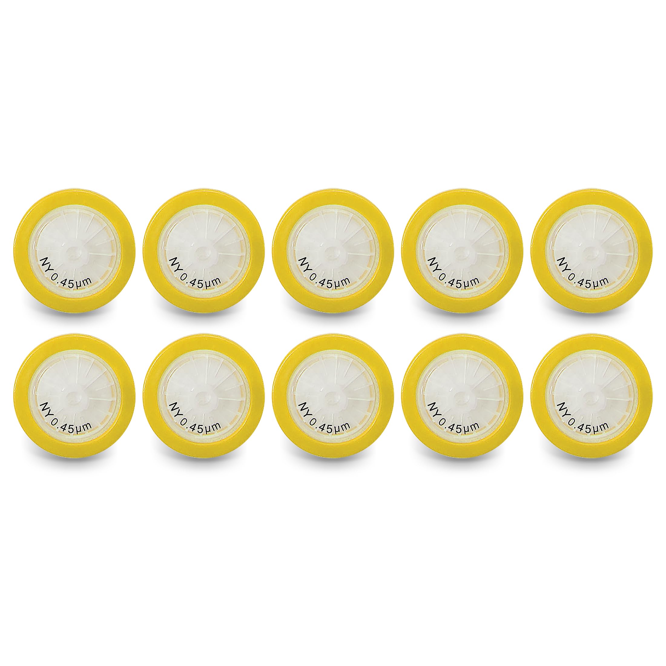 AMTAST Nylon Syringe Filters 25MM Diameter 0.45um Pore Size Non Sterile (Pack of 10)-image-39