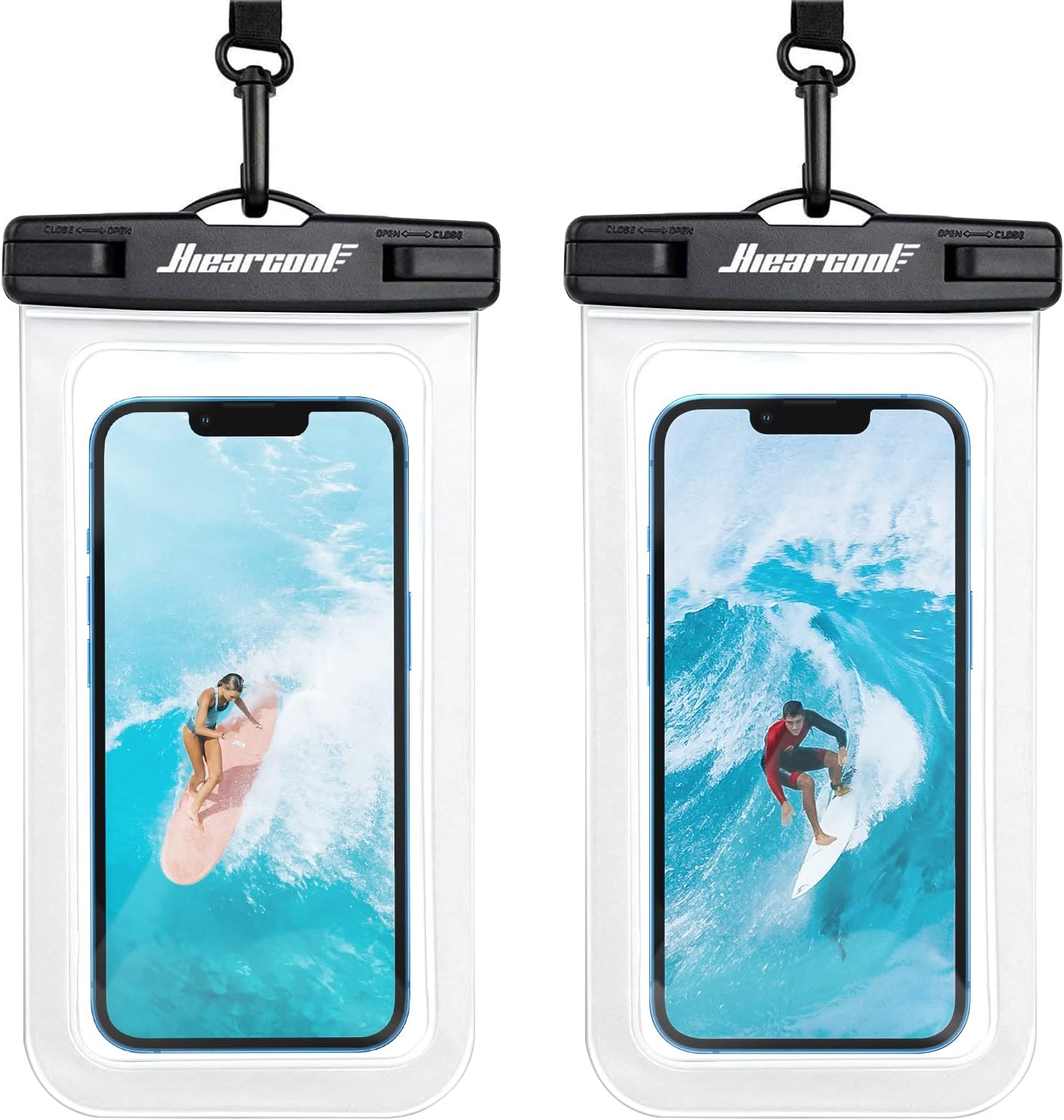 Universal Waterproof Case,Hiearcool Waterproof Phone Pouch