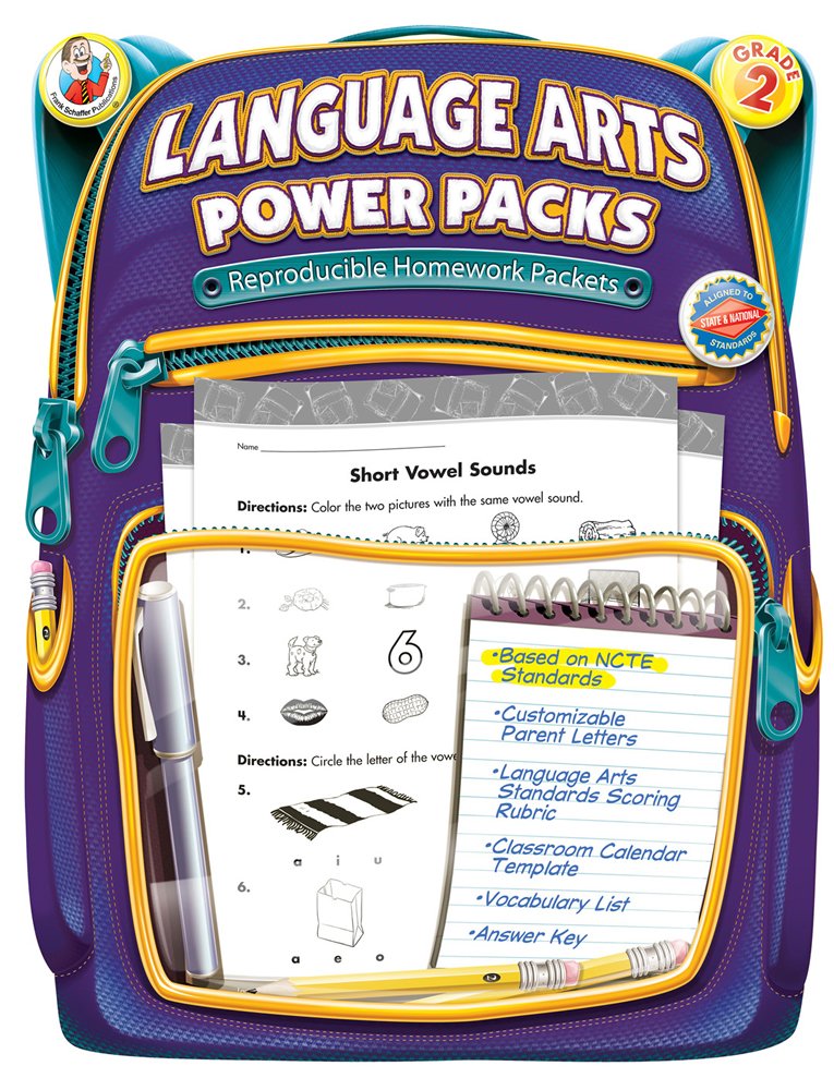 Language Arts Power Packs, Grade 2: Frank Schaffer Publications ...