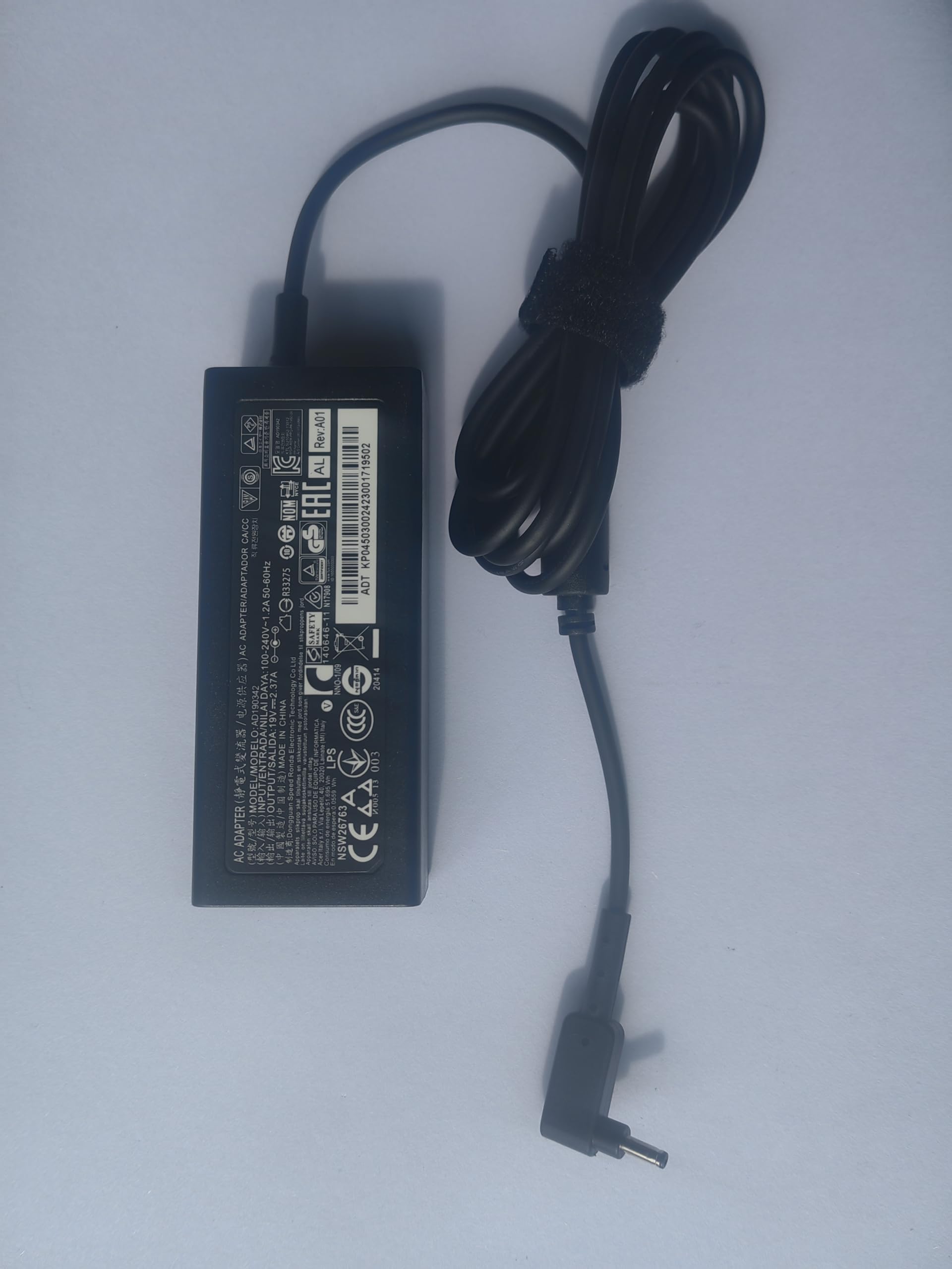 ANFRLE65W Laptop Charger Adapter for Acer Aspire E15 E1-532-2635 E1-571 E1-531 E3 E5 E5-511 E5-571 E5-573 E5-573G E5-575 E5-576G E5-575G E5-521 E5-522 ES1 ES1-531 ES1-511