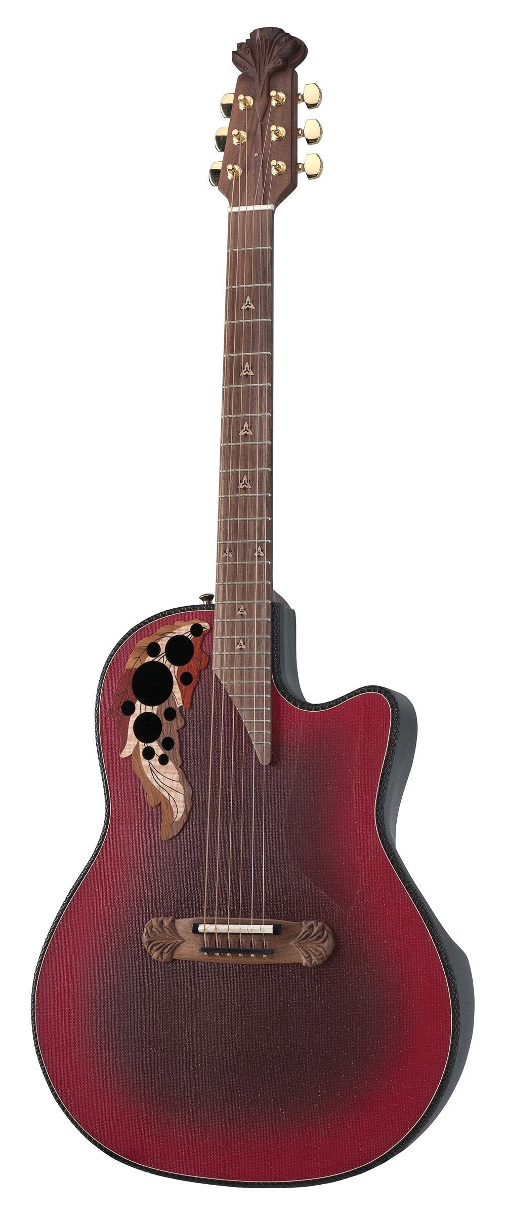 Ovation Ovation Adamas I GT Cutaway Deep Contour Acoustic-electric Guitar - Reverse Red Burst