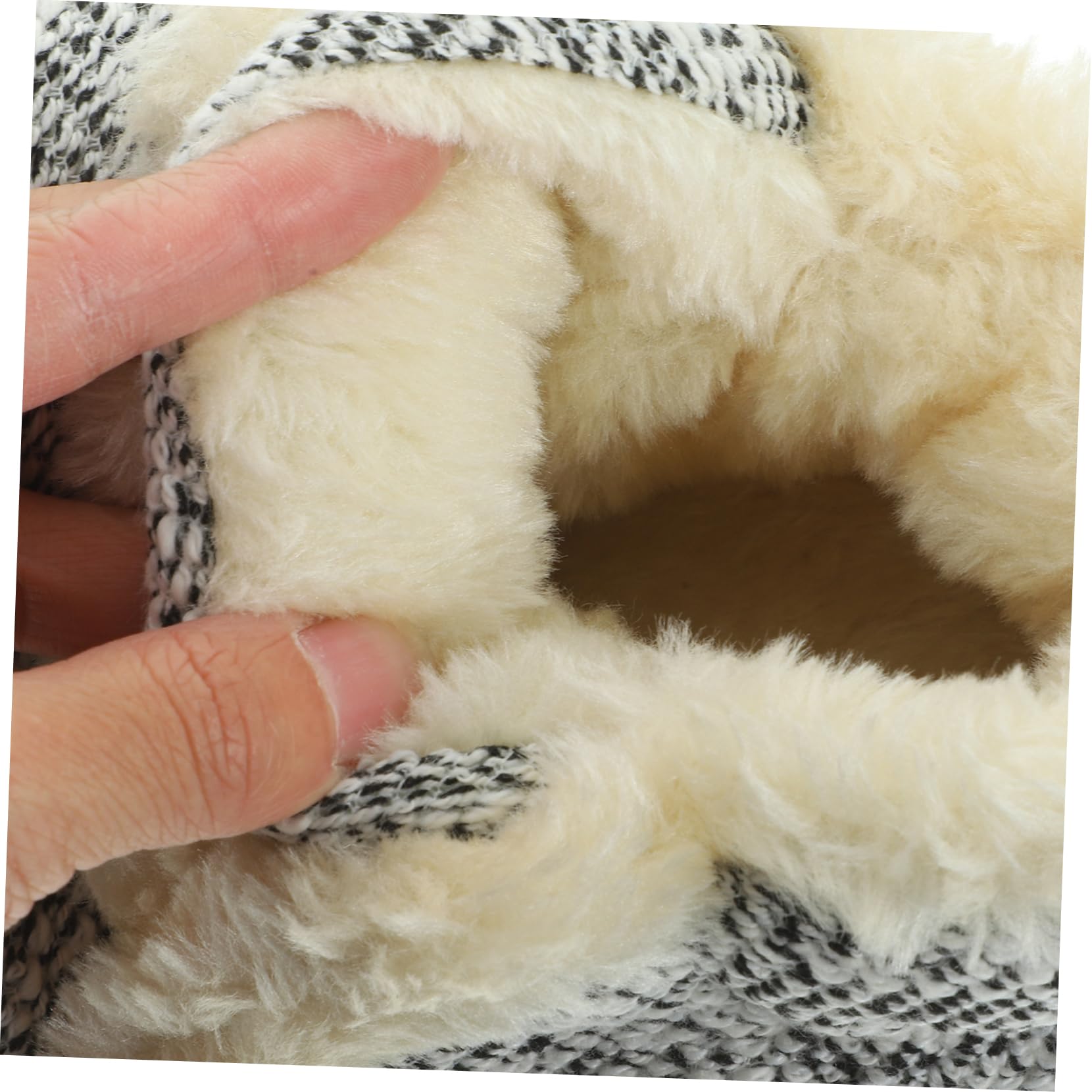 CALLARON Pantofole da Uomo in Peluche Pantofole Calde per Interni Invernali Spesse da Casa Design Semplice