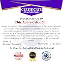 LibidSafe Pure Amrit Celtic Sea Salt | 100% Natural & Hand Harvested | Premium Grade Sel Gris Sea Salt | Save Your Family From High Sodium, use Our Low Sodium Celtic Salt gallery image