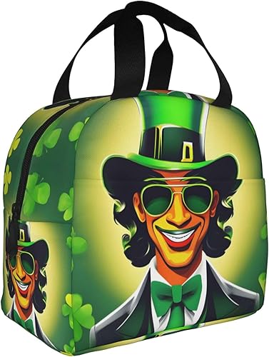 Miniatura 7 de Lonchera de trabajo, bolsa de almuerzo de viaje para el día de San Patricio para mujeres y hombres, contenedor de almuerzo aislado reutilizable de